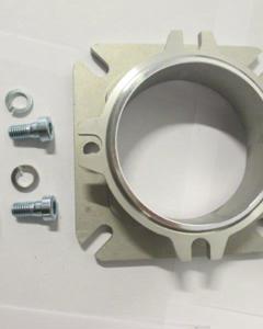 Flange alu f/worm reduction gear 60 M&M